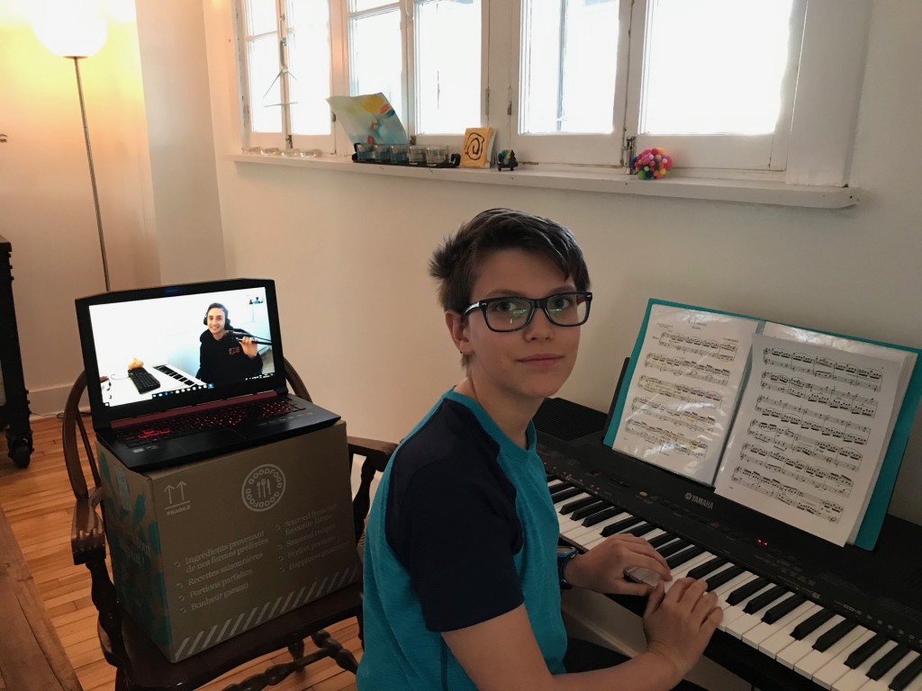 Leçons de piano en ligne